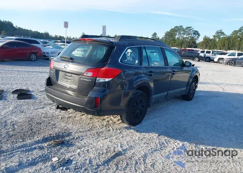 2010 Subaru Outback 2.5I z USA, uszkodzony, nr VIN 4S4BRCAC1A3322022
